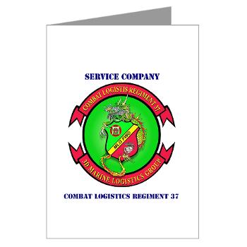 SC37 - M01 - 02 - Service Company with Text - Greeting Cards (Pk of 10)